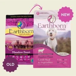 Earthborn Holistic Meadow Feast Lamb Meal & Vegetables Grain-Free Dry Dog Food -Dog Supplies 931494 PT7. AC SS1800 V1697761663