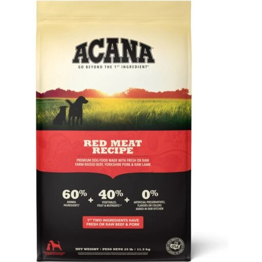 ACANA Red Meat Recipe Grain-Free Dry Dog Food -Dog Supplies 93460 MAIN. AC SS1800 V1694095341