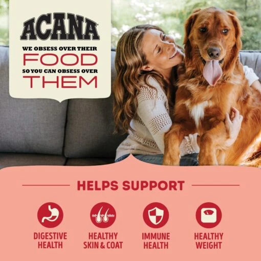 ACANA Red Meat Recipe Grain-Free Dry Dog Food -Dog Supplies 93460 PT4. AC SS1800 V1694097472