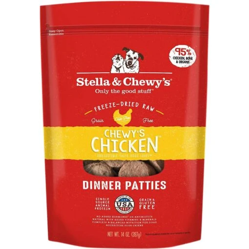 Stella & Chewy's Chewy's Chicken Dinner Patties Freeze-Dried Raw Dog Food -Dog Supplies 93475 MAIN. AC SS1800 V1528828395