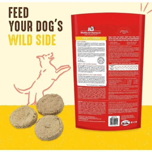 Stella & Chewy's Chewy's Chicken Dinner Patties Freeze-Dried Raw Dog Food -Dog Supplies 93475 PT2. AC SS1800 V1547654228