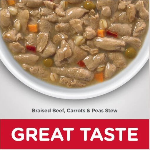 Hill's Science Diet Adult Healthy Cuisine Braised Beef, Carrots & Peas Stew Canned Dog Food -Dog Supplies 94006 PT5. AC SS1800 V1598148087