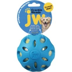 As Seen On TV Wobble Wag Giggle Ball Dog Toy & JW Pet Crackle Heads Ball Dog Toy, Color Varies -Dog Supplies 947430 PT5. AC SS1800 V1693924196