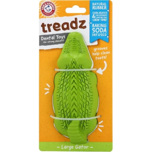 ARM & HAMMER PRODUCTS Super Treadz Tough Dog Chew Toy & Arm & Hammer Products Super Treadz Dental Dog Chew Toy -Dog Supplies 947558 PT6. AC SS1800 V1693601873