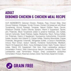 Wellness Grain-Free Complete Health Adult Deboned Chicken & Chicken Meal Recipe Dry Dog Food -Dog Supplies 95675 PT5. AC SS1800 V1605751307