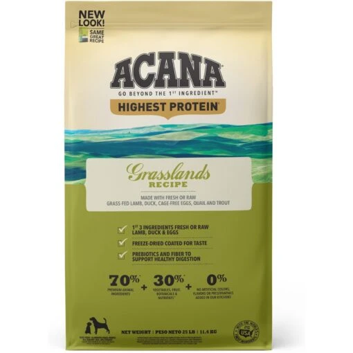 ACANA Grasslands Grain-Free Dry Dog Food -Dog Supplies 96316 MAIN. AC SS1800 V1690917781