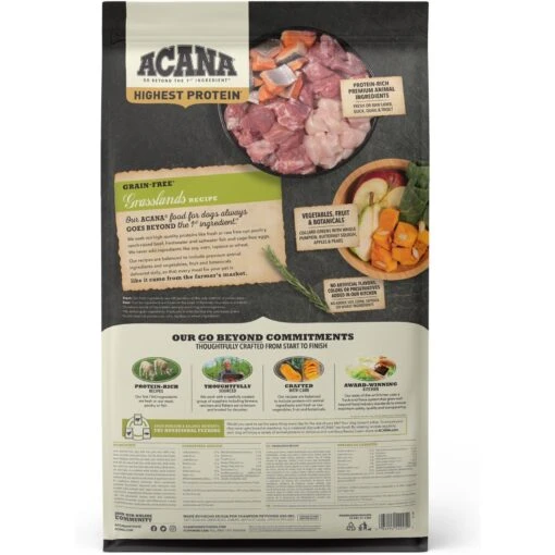 ACANA Grasslands Grain-Free Dry Dog Food -Dog Supplies 96316 PT1. AC SS1800 V1670612376