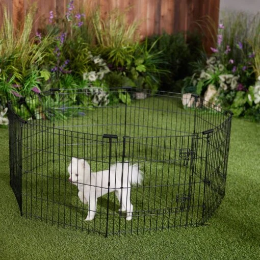 Frisco Wire Dog & Small Pet Exercise Pen With Step-Through Door -Dog Supplies 97484 MAIN. AC SS1800 V1660404765