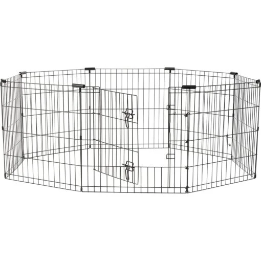 Frisco Wire Dog & Small Pet Exercise Pen With Step-Through Door -Dog Supplies 97484 PT2. AC SS1800 V1657661187