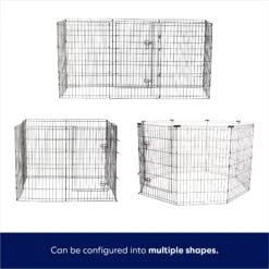 Frisco Wire Dog & Small Pet Exercise Pen With Step-Through Door -Dog Supplies 97484 PT5. AC SS1800 V1667227970