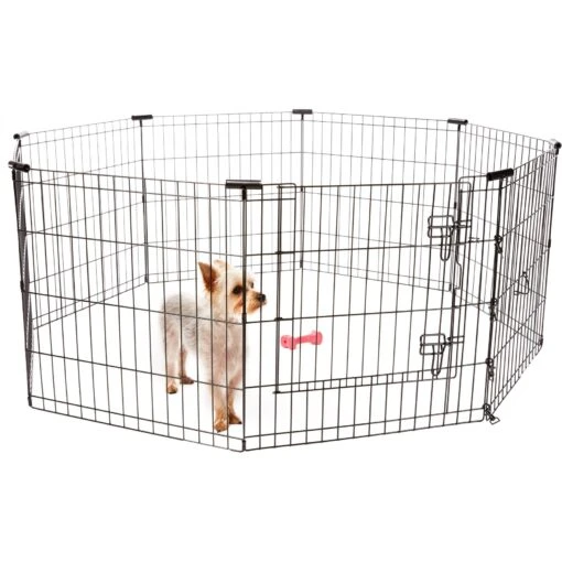 Frisco Wire Dog & Small Pet Exercise Pen With Step-Through Door -Dog Supplies 97484 PT7. AC SS1800 V1657661187