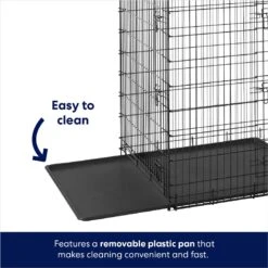 Frisco XX-Large Heavy Duty Double Door Wire Dog Crate, 54 Inch -Dog Supplies 97489 PT5. AC SS1800 V1667229086