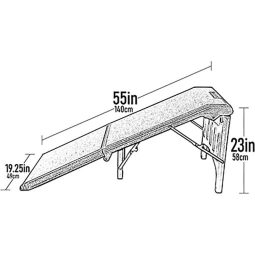 Pet Gear Free-Standing Extra Wide Carpeted Dog Car Ramp -Dog Supplies 97972 PT1. AC SS1800 V1673363836