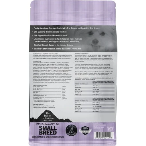 Annamaet Original Small Breed Salmon Formula Dry Dog Food -Dog Supplies 986742 PT1. AC SS1800 V1700599602